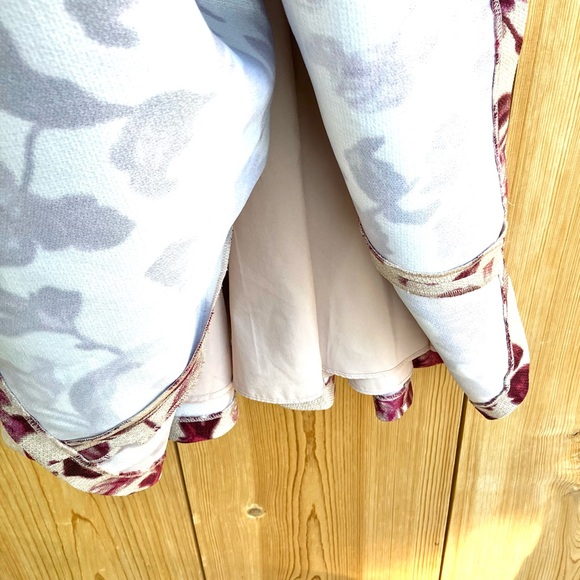 Gal Meets Glam NWT New Edith City Crepe Fit & Flare Roses Dress Sz 2P - Picture 7 of 12